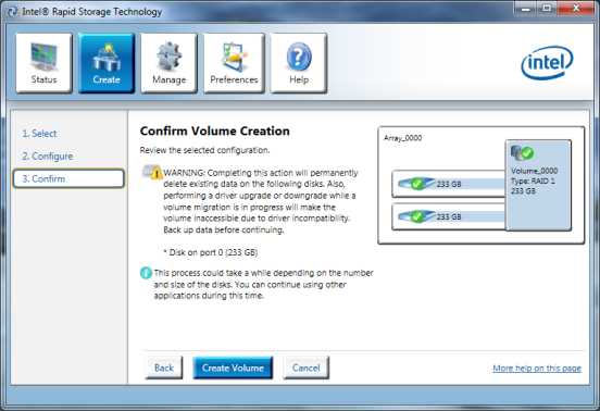 Configuring a Second HDD for RAID